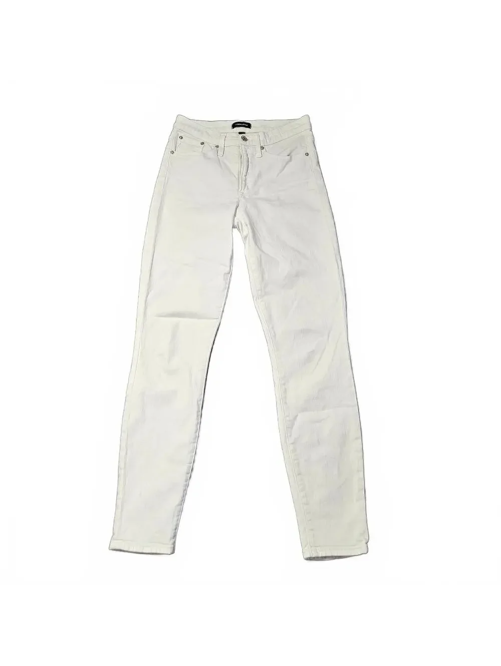 J.Crew Women Skinny Jeans Size 27 Tall White Casual Denim 9